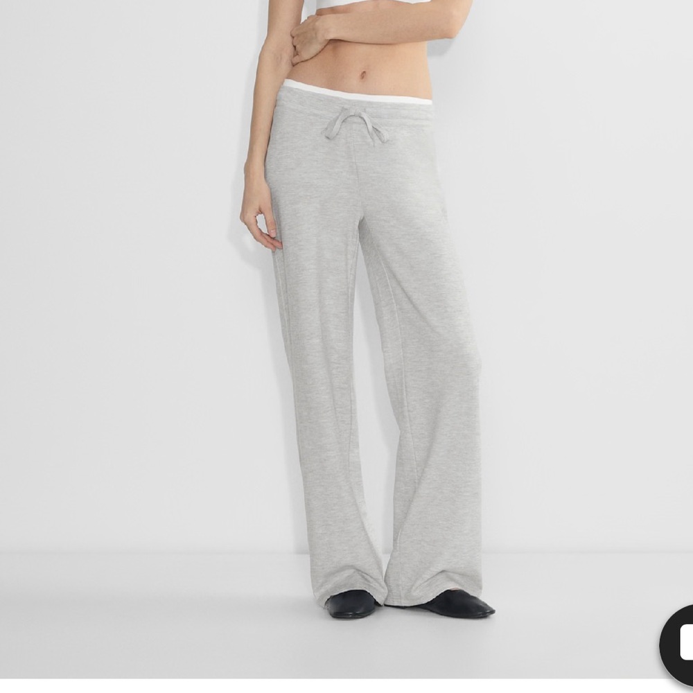 Aritzia Black Wide Leg Pants High
